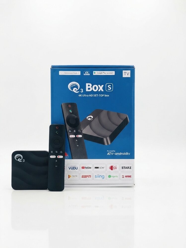 Q3 Box S, décodeur 4K Ultra HD sous Android TV
